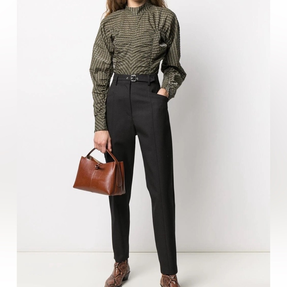 IRO Jona Belted Wool Trouser